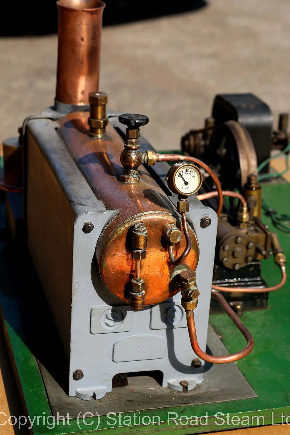Stuart steam plant with S50 mill engine & dynamo