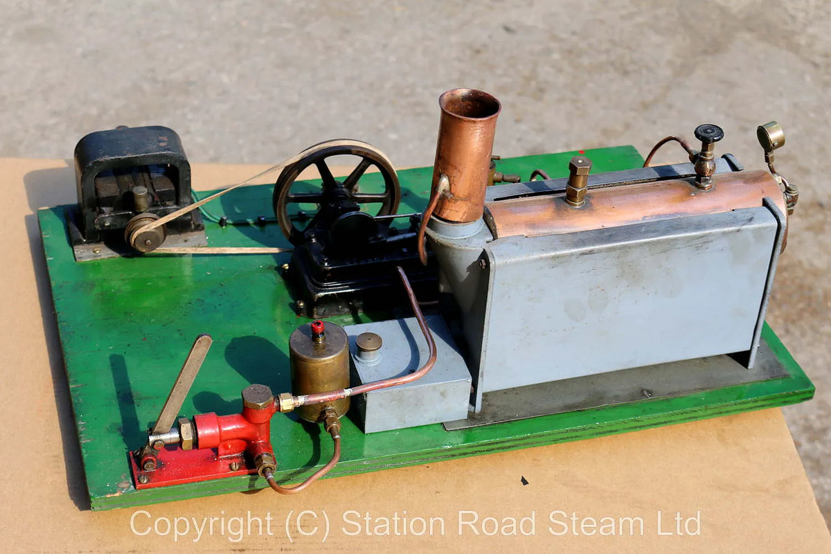 Stuart steam plant with S50 mill engine & dynamo