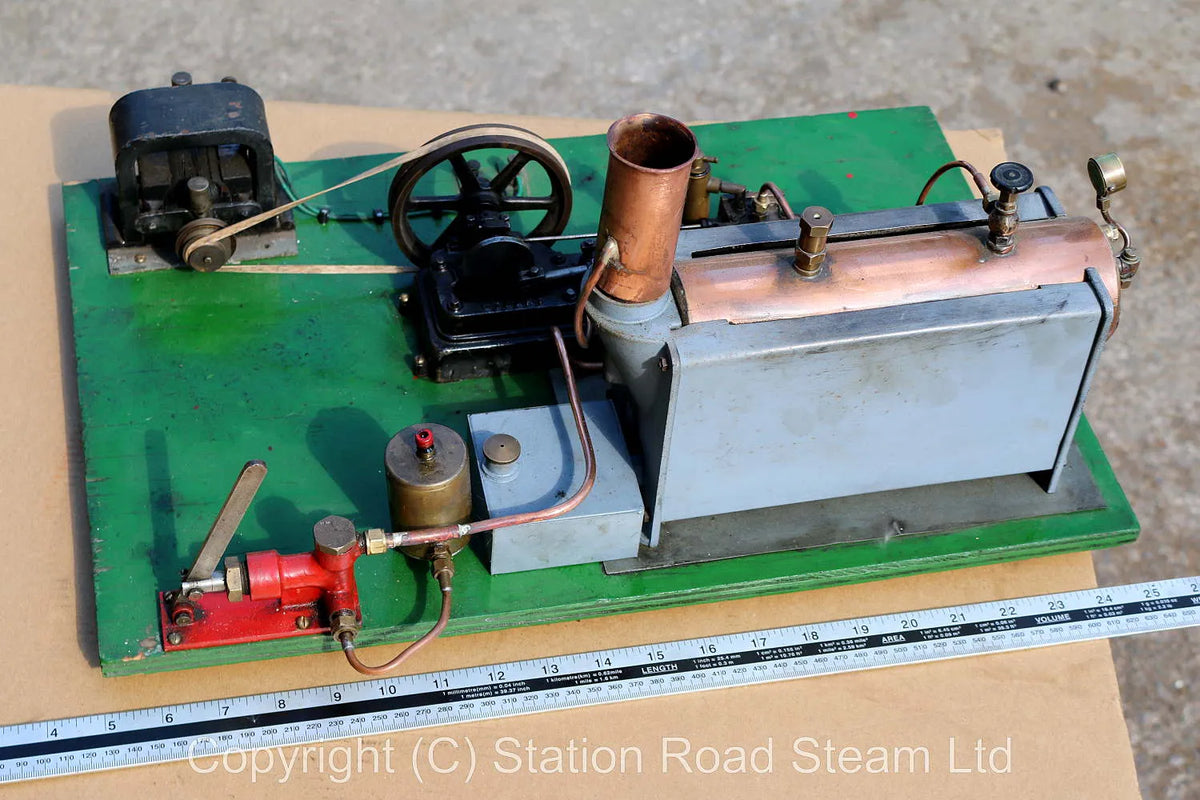 Stuart steam plant with S50 mill engine & dynamo