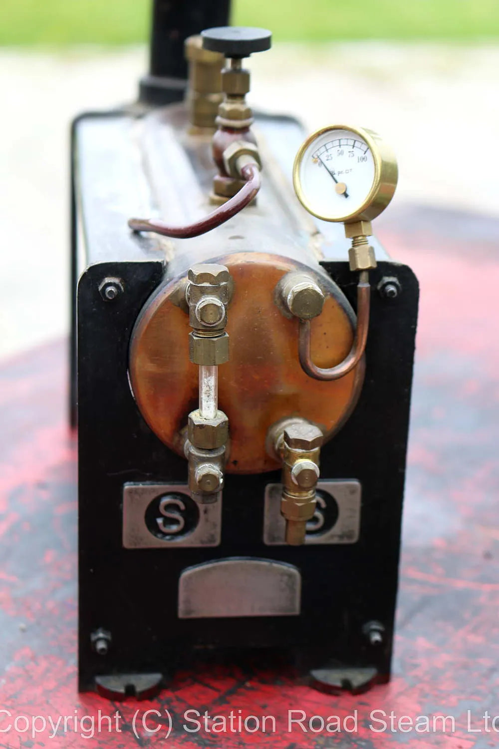Stuart 500 spirit-fired boiler