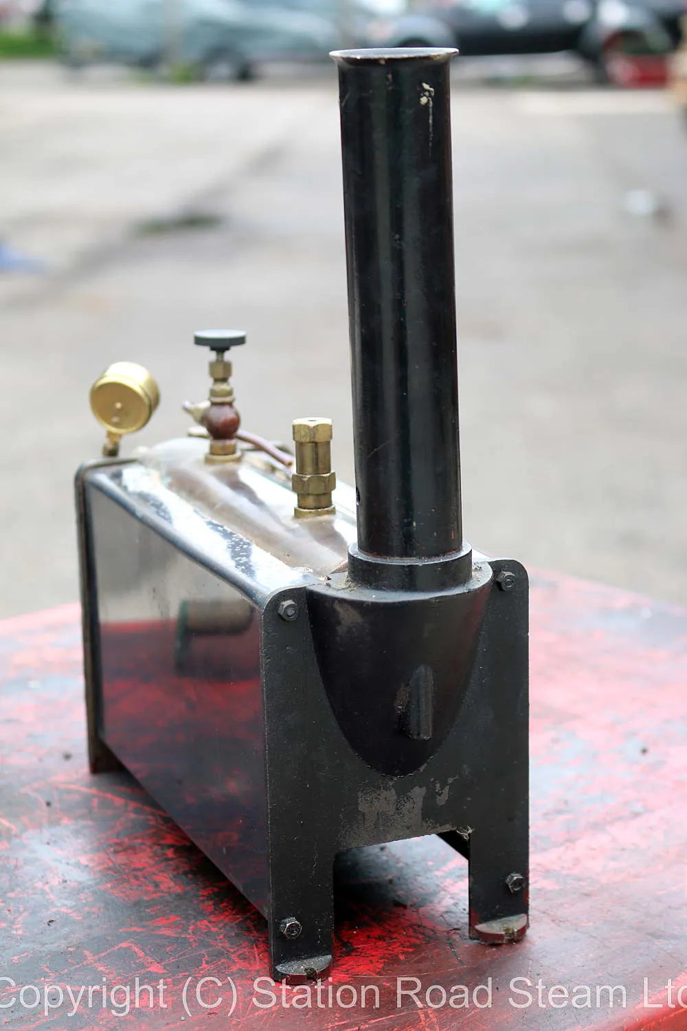 Stuart 500 spirit-fired boiler