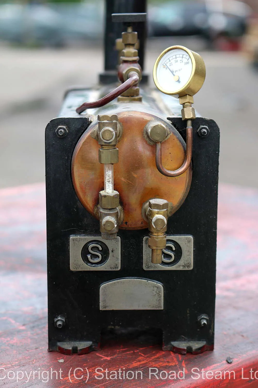 Stuart 500 spirit-fired boiler