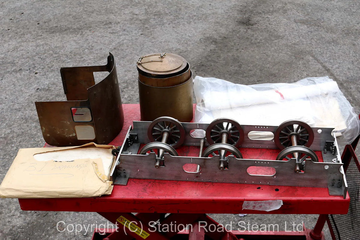 5 inch gauge part-built LNER B1 with Ellis boiler