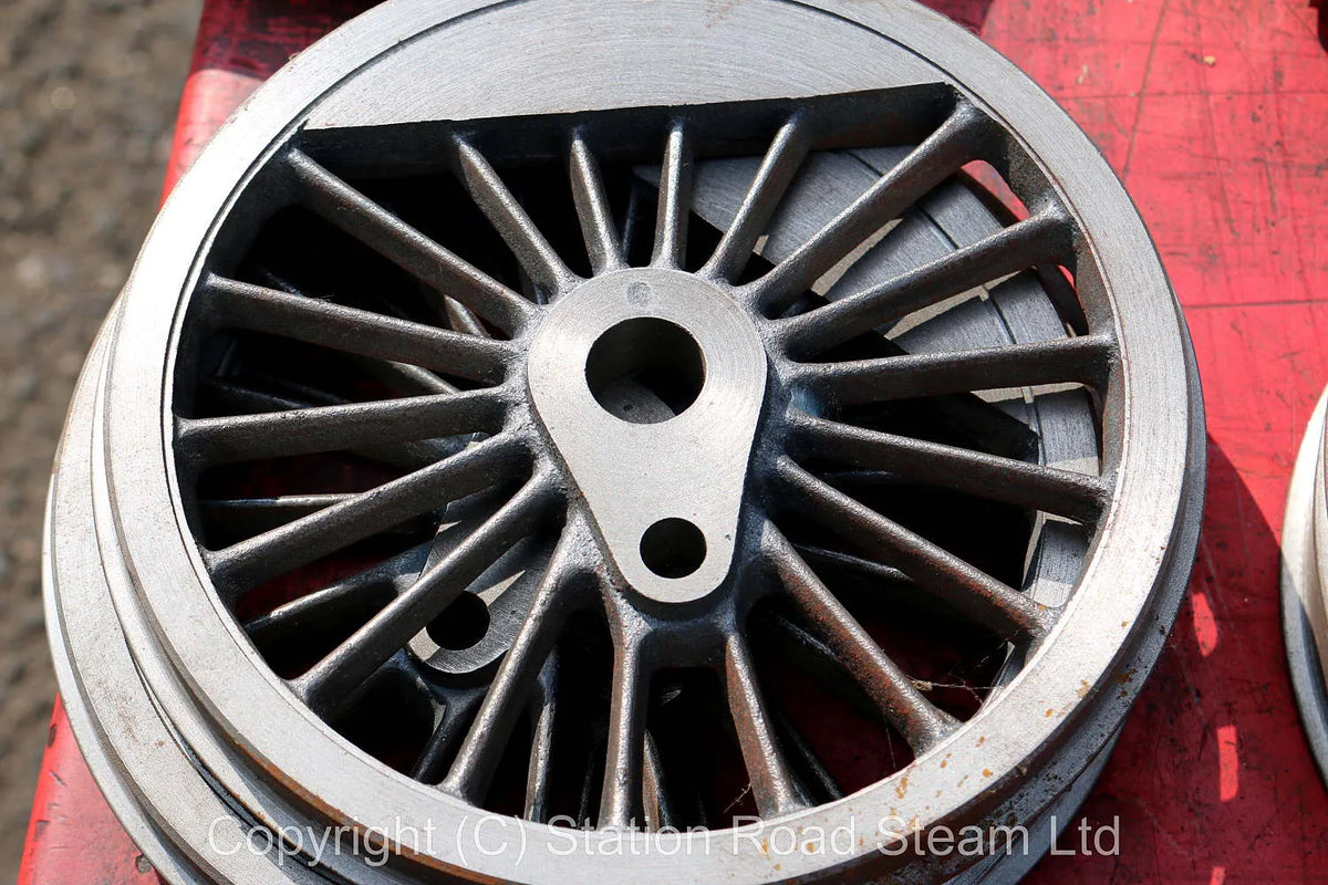 5 inch gauge B1 machined wheels, castings, frames, set new drawings