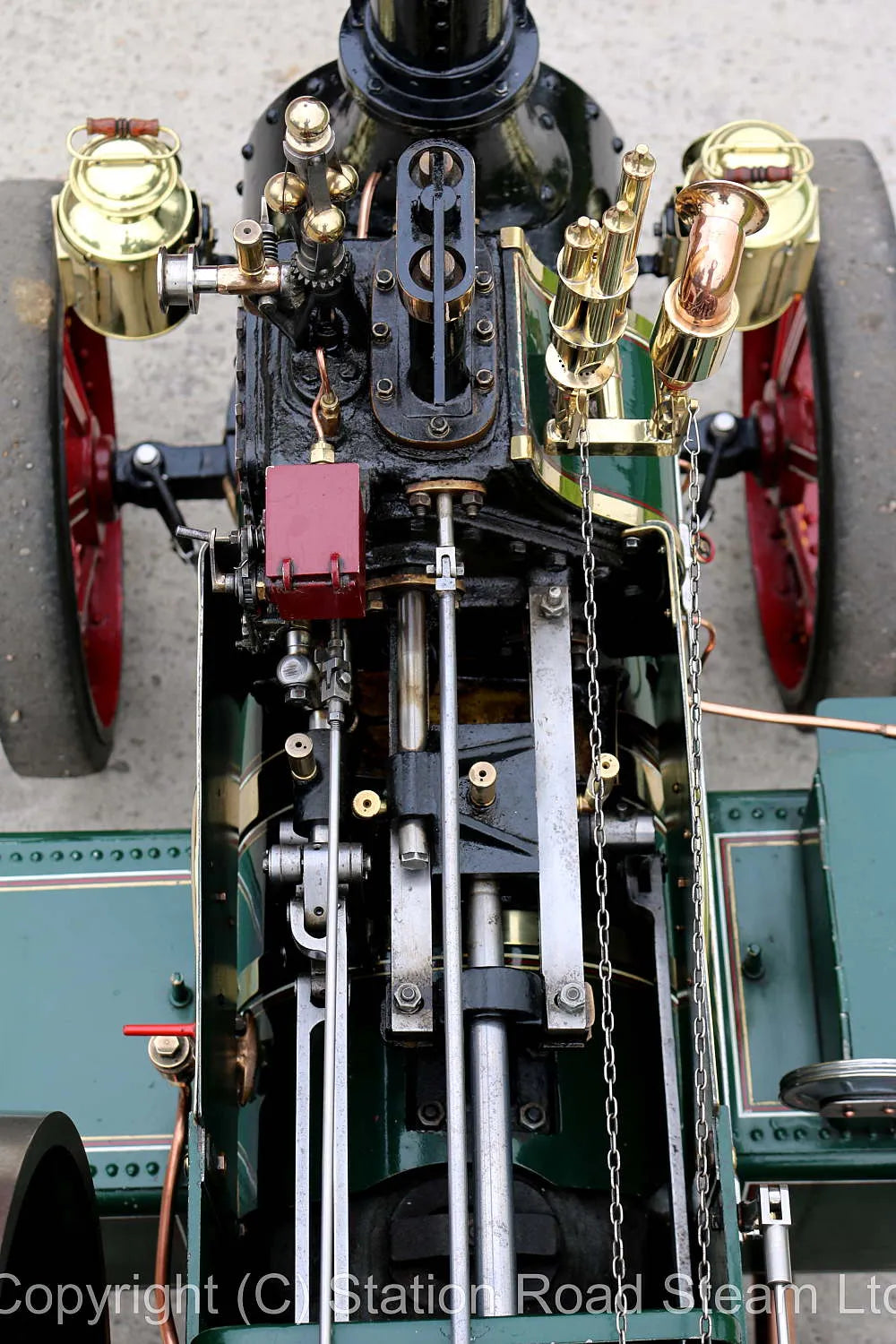 4 inch scale Burrell SCC road locomotive