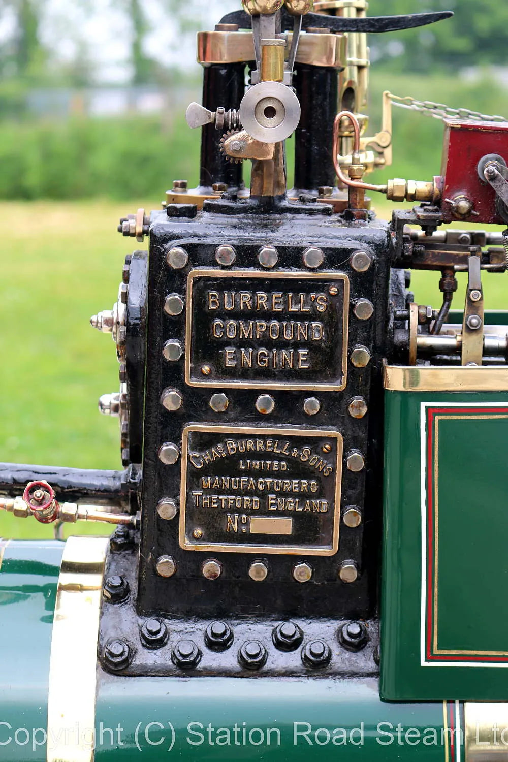 4 inch scale Burrell SCC road locomotive