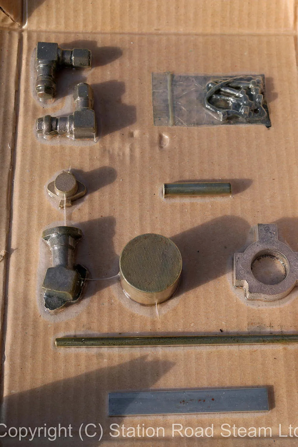 Set part-machined Stuart No.9 mill engine & feed pump castings