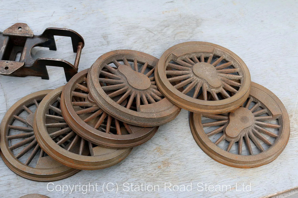 3 1/2 inch gauge Britannia frames & wheel castings