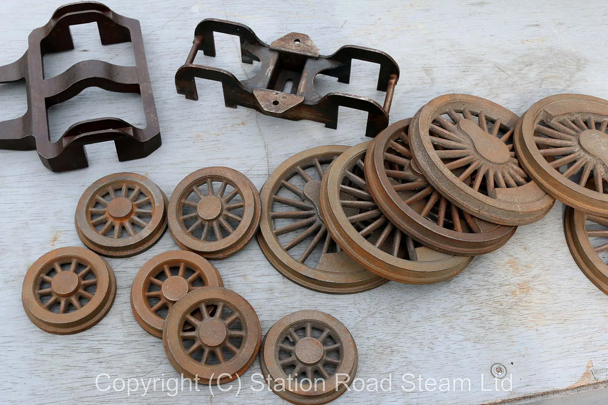 3 1/2 inch gauge Britannia frames & wheel castings