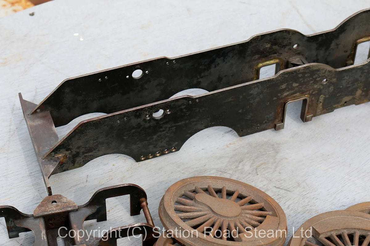 3 1/2 inch gauge Britannia frames & wheel castings