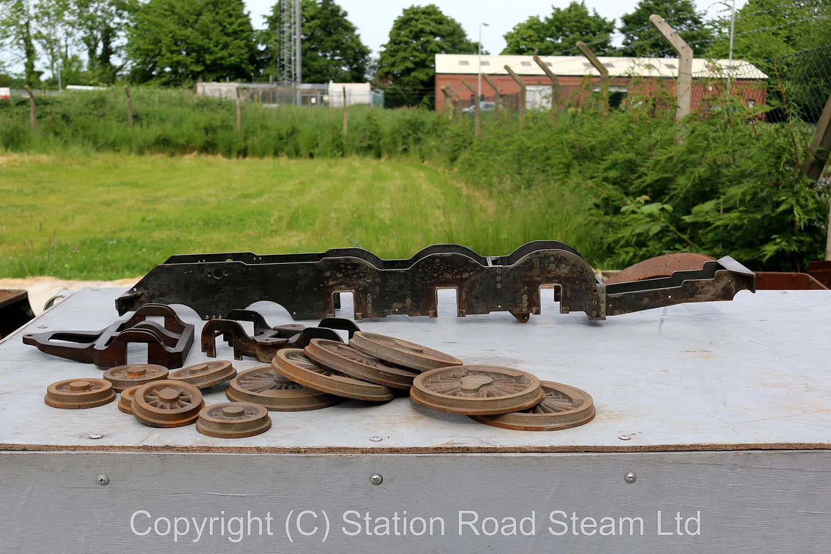 3 1/2 inch gauge Britannia frames & wheel castings