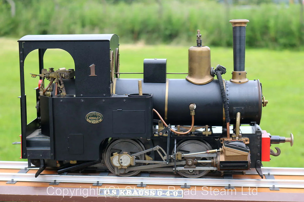 3 1/2 inch gauge OS Krauss 0-4-0T