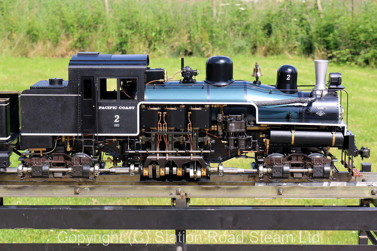 5 inch gauge OS four truck Shay