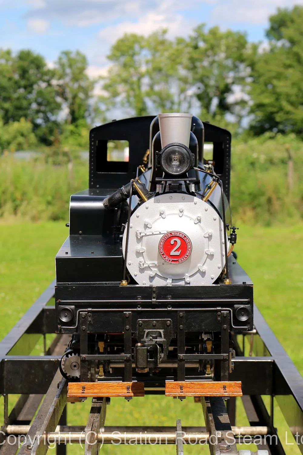 5 inch gauge OS four truck Shay