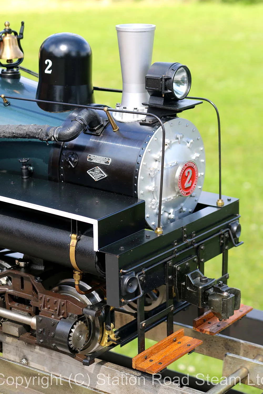 5 inch gauge OS four truck Shay