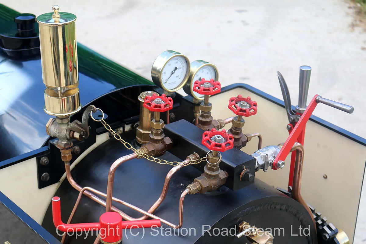 7 1/4 inch gauge "Stafford FC7 0-4-0ST Iyea" with driving truck