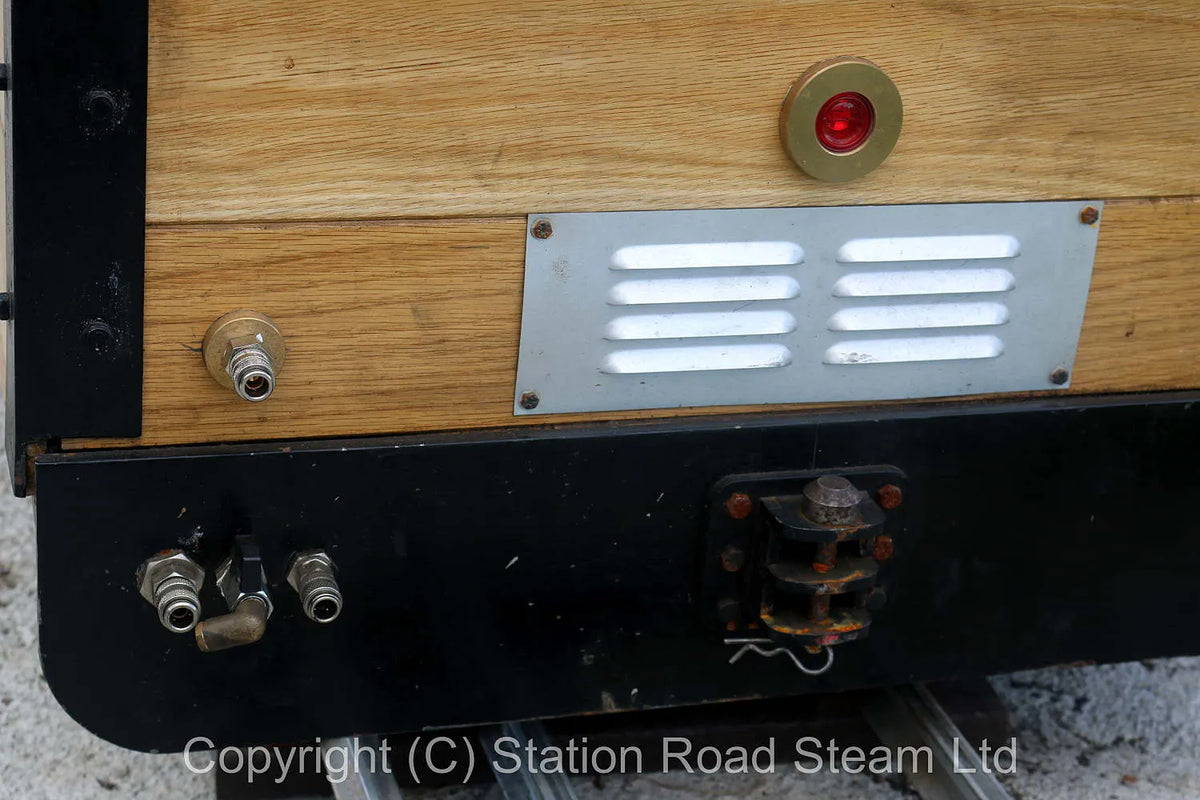 7 1/4 inch gauge "Stafford FC7 0-4-0ST Iyea" with driving truck