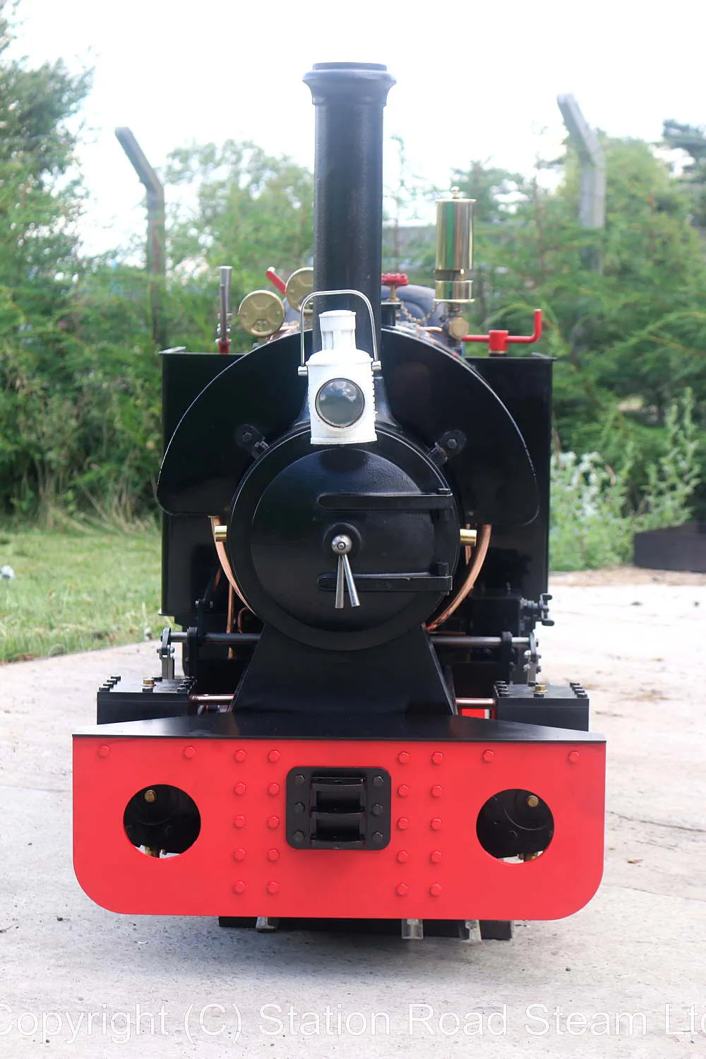 7 1/4 inch gauge "Stafford FC7 0-4-0ST Iyea" with driving truck