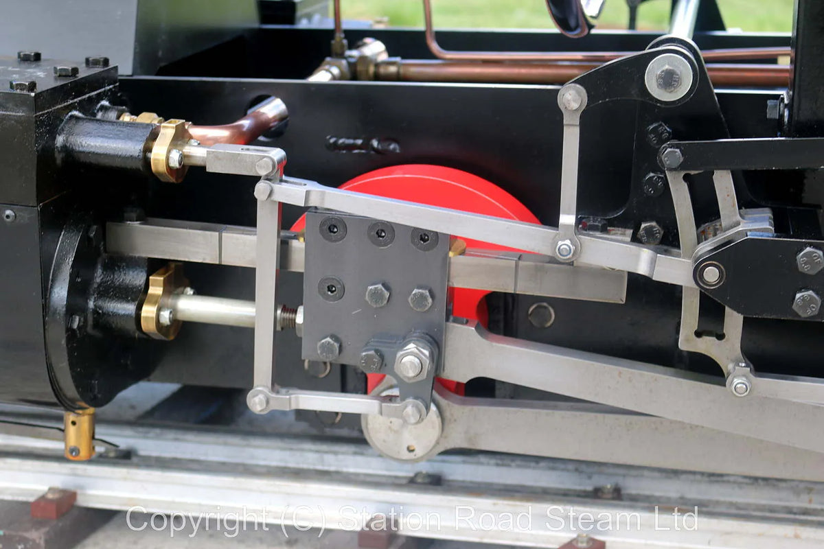 7 1/4 inch gauge "Stafford FC7 0-4-0ST Iyea" with driving truck