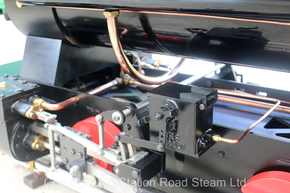 7 1/4 inch gauge "Stafford FC7 0-4-0ST Iyea" with driving truck
