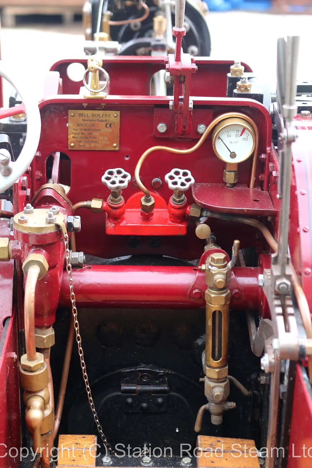 4 1/2 inch scale Burrell agricultural engine