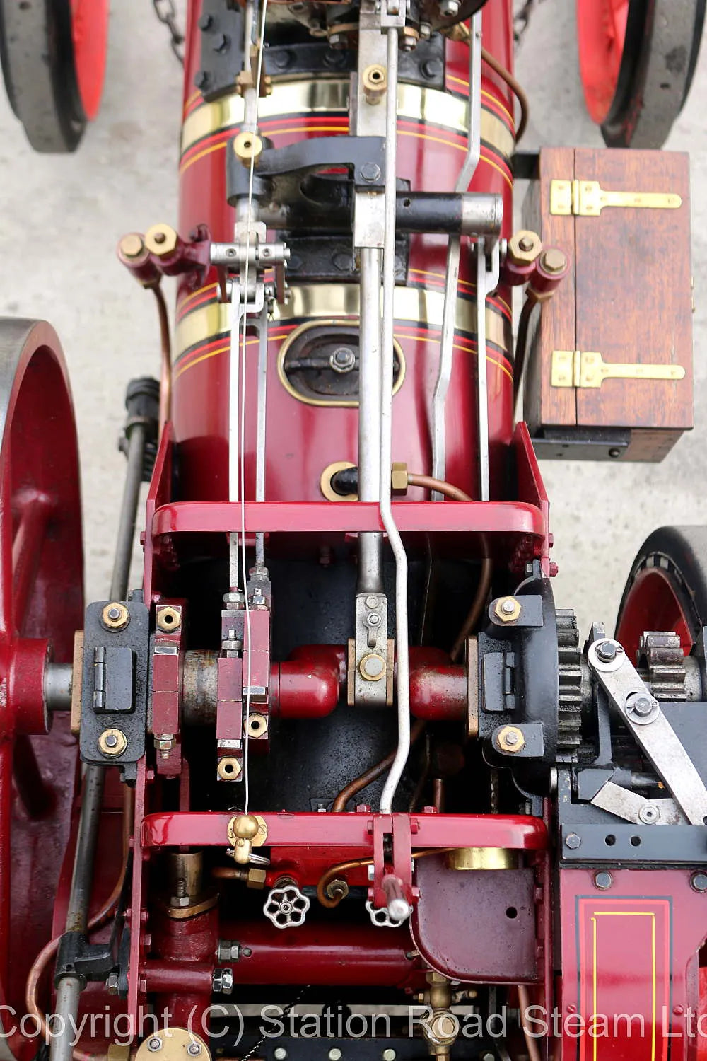 4 1/2 inch scale Burrell agricultural engine