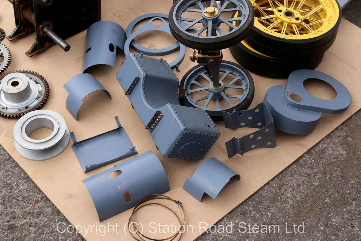 2 inch scale part-built Burrell DCC Showmans road locomotive