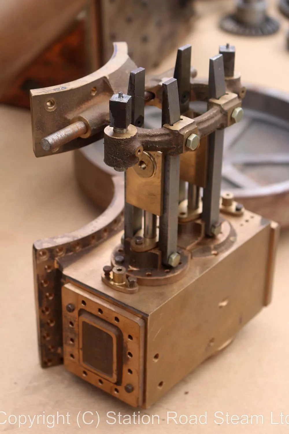 2 inch scale part-built Burrell DCC Showmans road locomotive