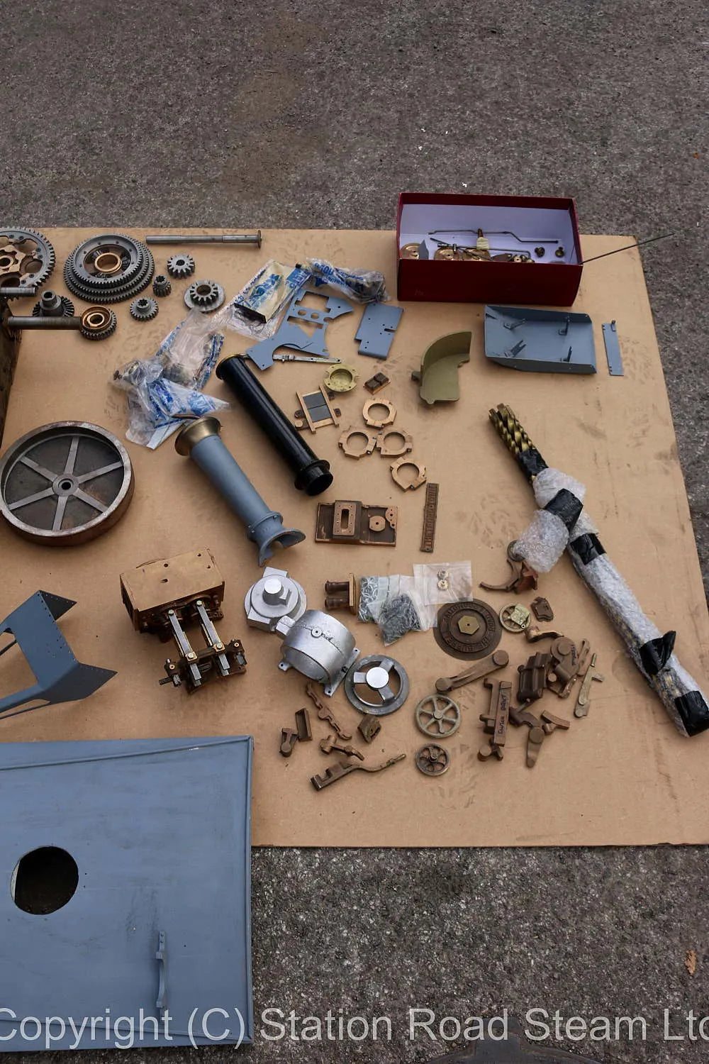 2 inch scale part-built Burrell DCC Showmans road locomotive