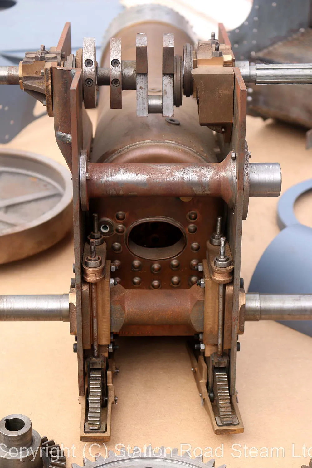 2 inch scale part-built Burrell DCC Showmans road locomotive