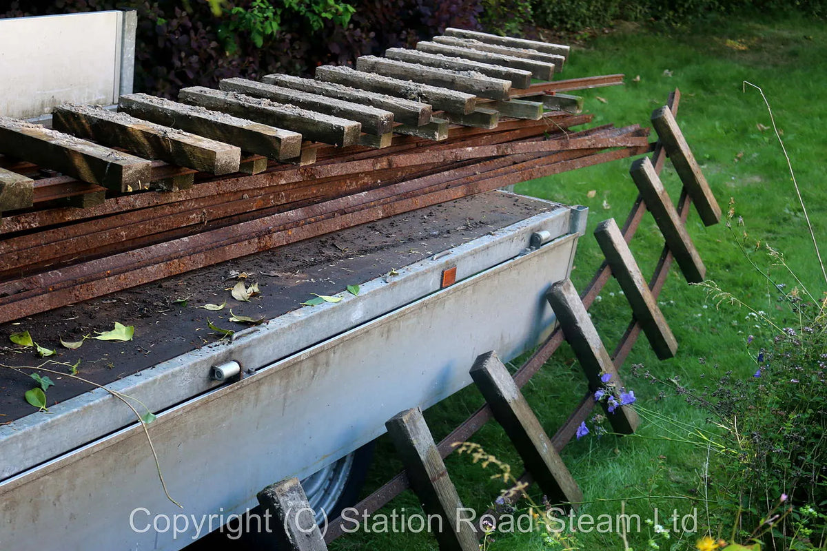 7 1/4 inch gauge dismantled garden railway