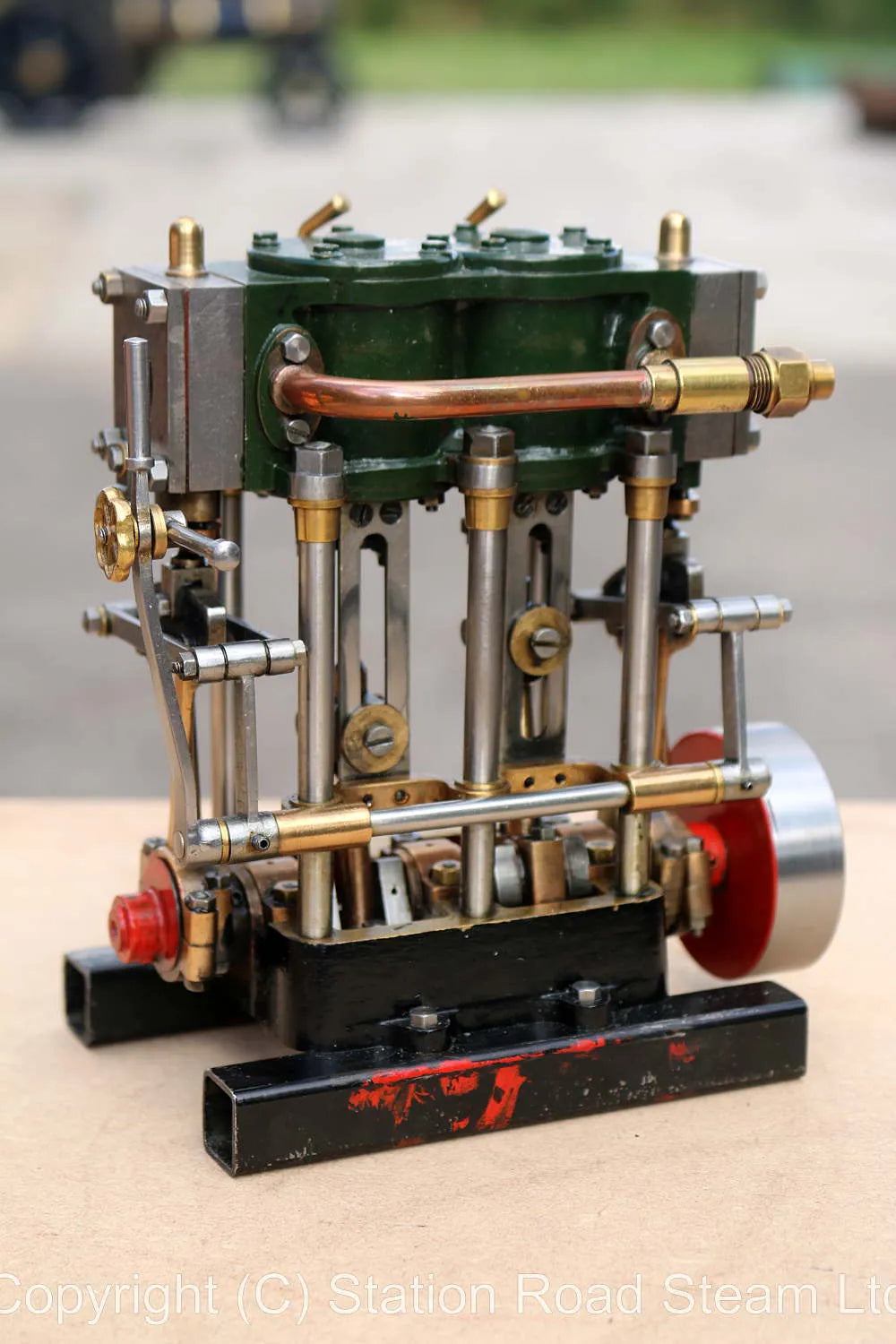 Stuart twin launch with reversing gear