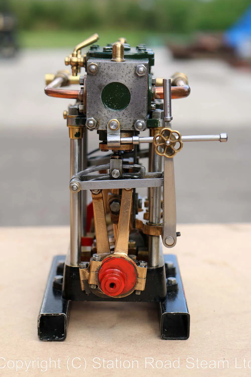 Stuart twin launch with reversing gear