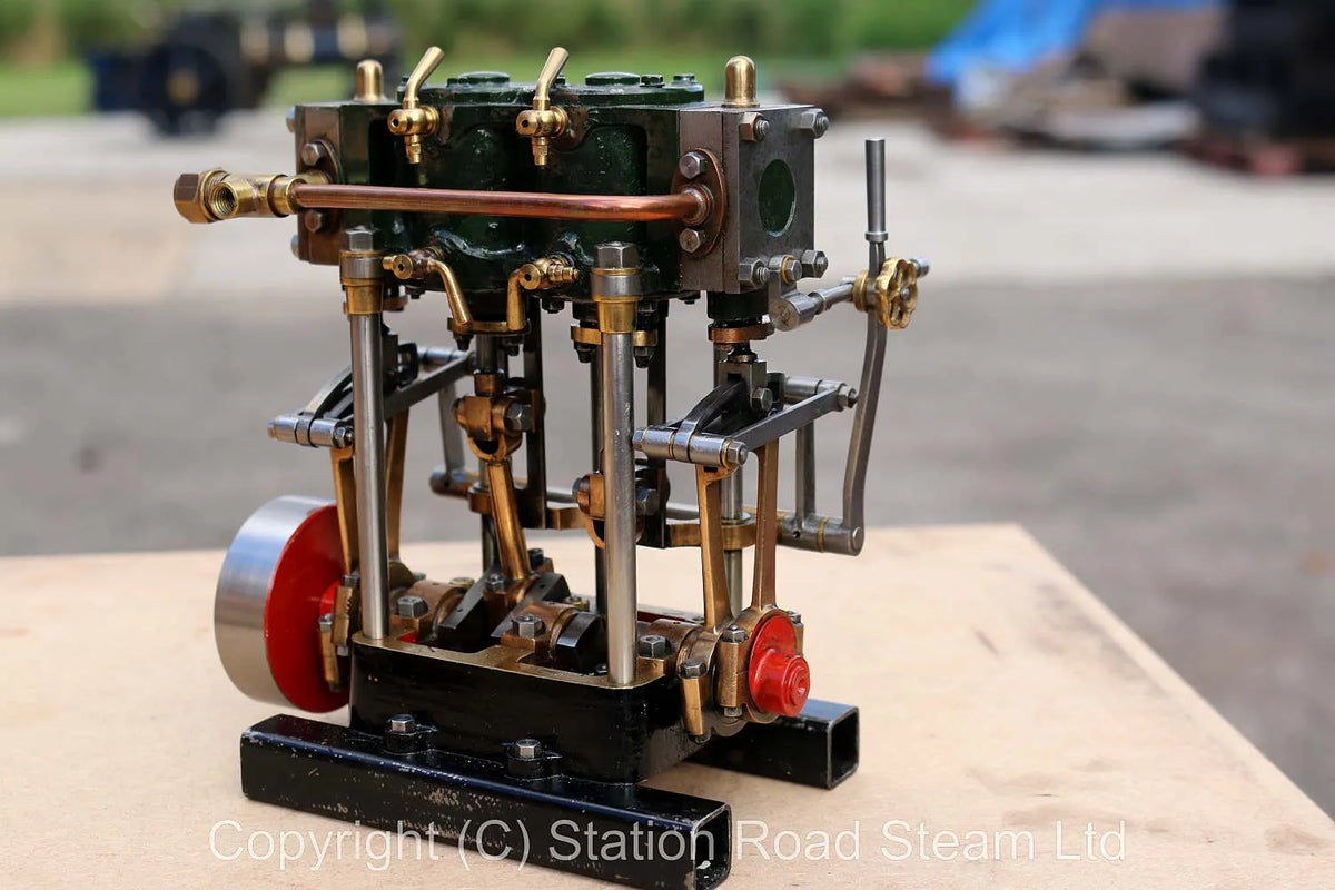 Stuart twin launch with reversing gear