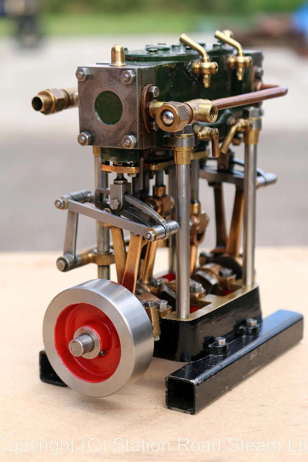 Stuart twin launch with reversing gear