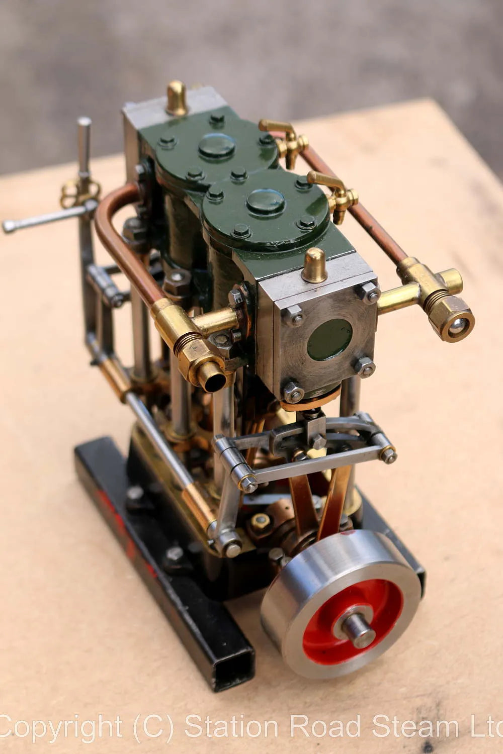 Stuart twin launch with reversing gear