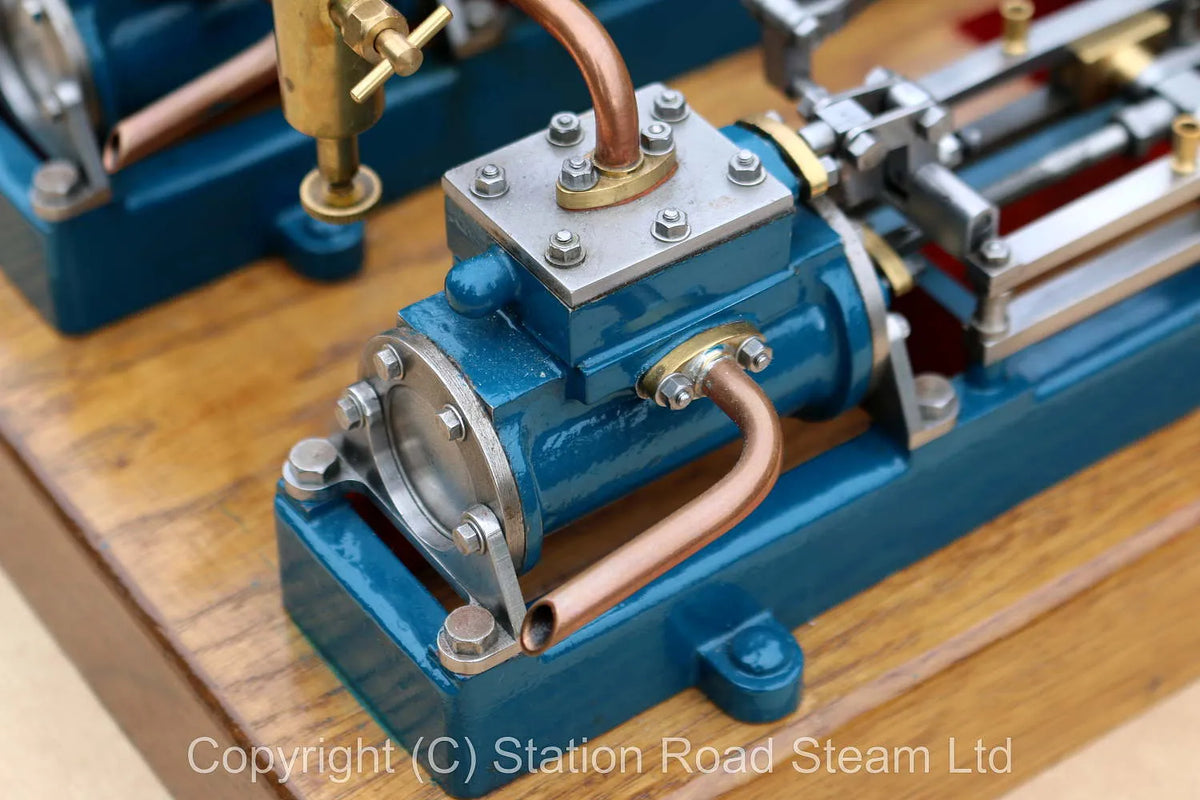Stuart factory-machined Twin Victoria mill engine