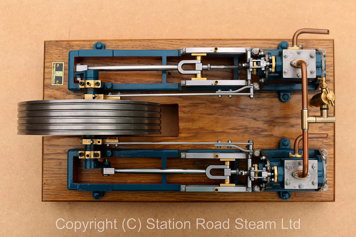 Stuart factory-machined Twin Victoria mill engine
