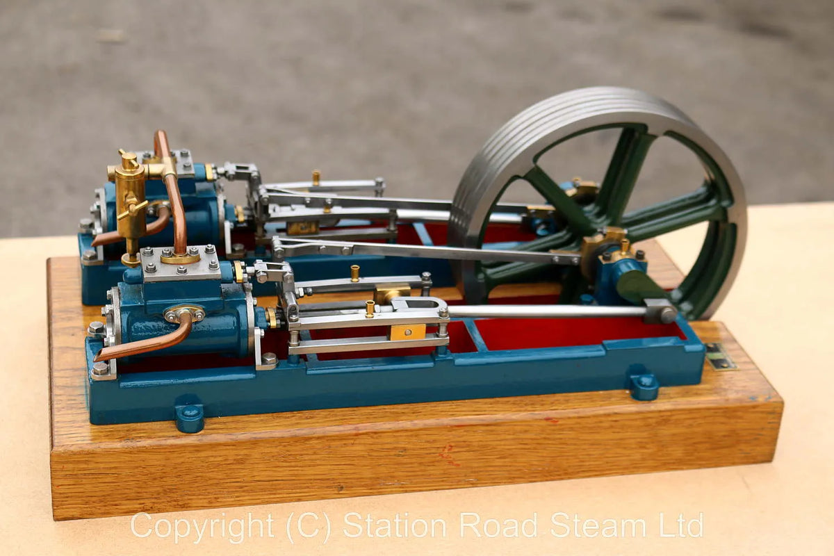 Stuart factory-machined Twin Victoria mill engine