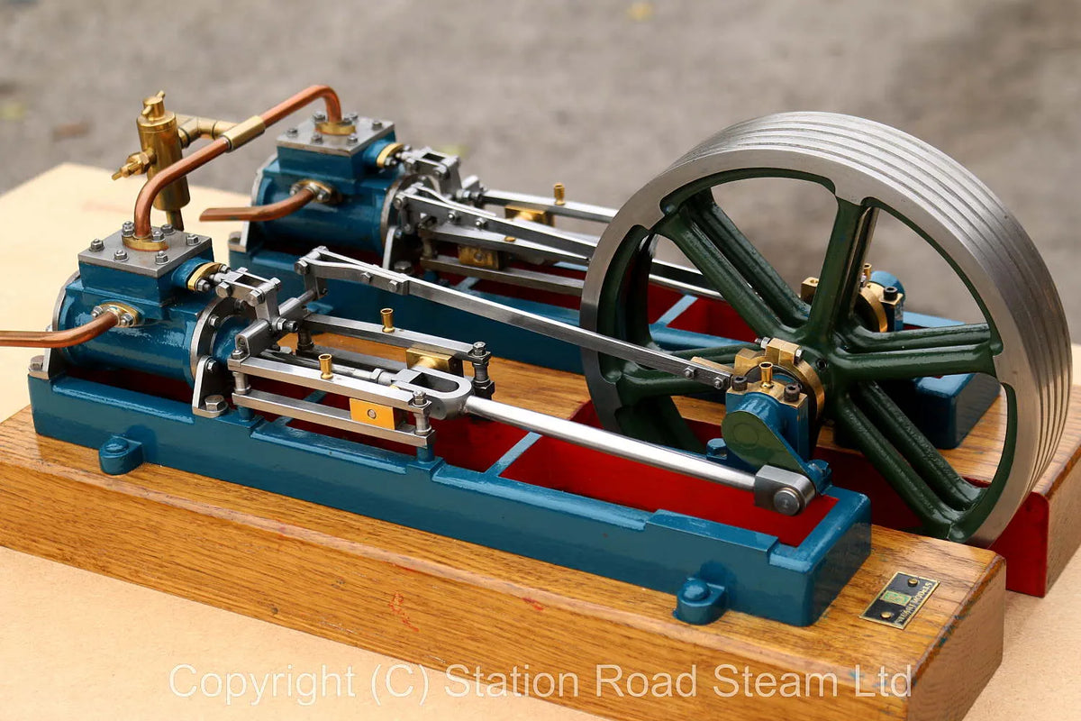 Stuart factory-machined Twin Victoria mill engine