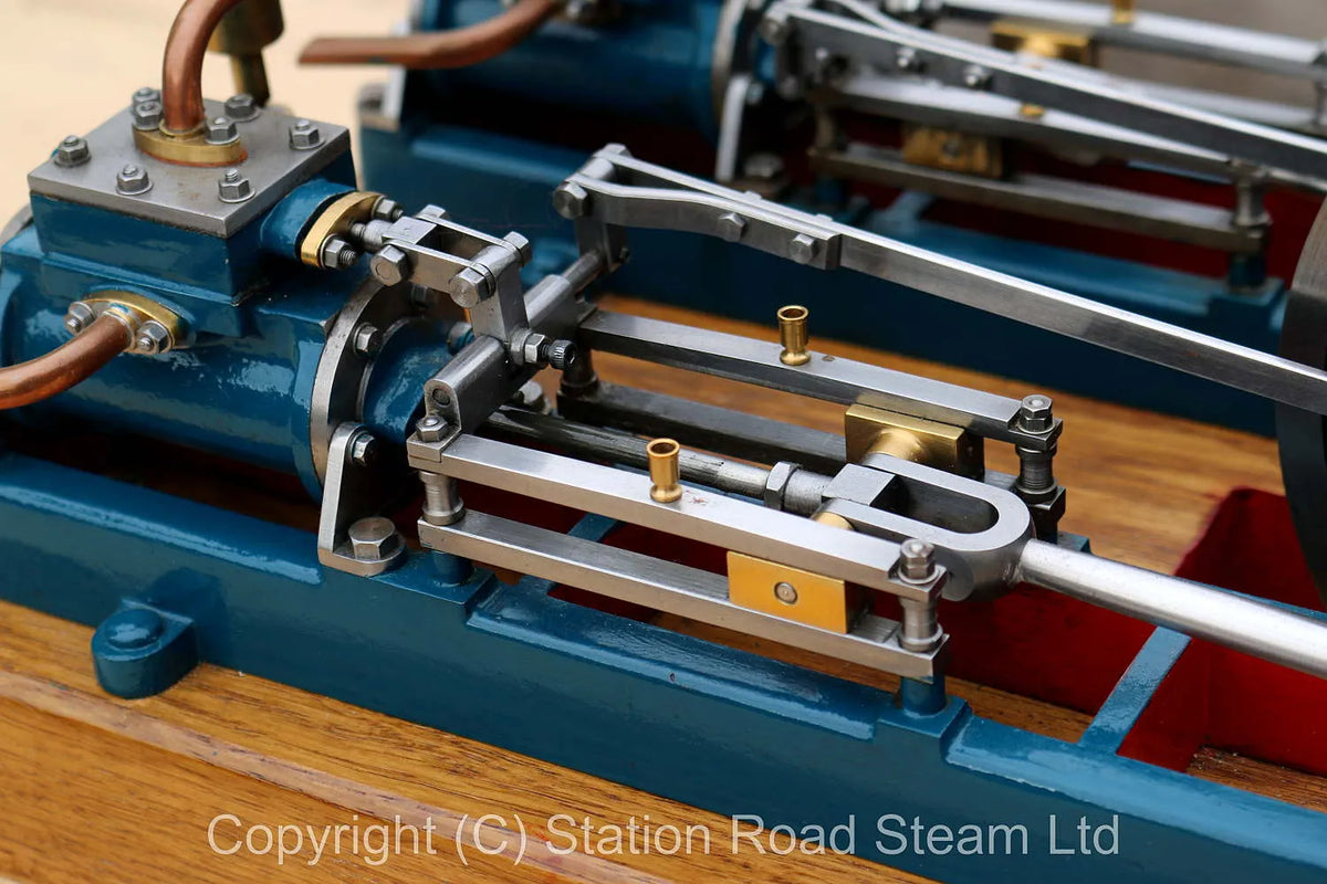 Stuart factory-machined Twin Victoria mill engine