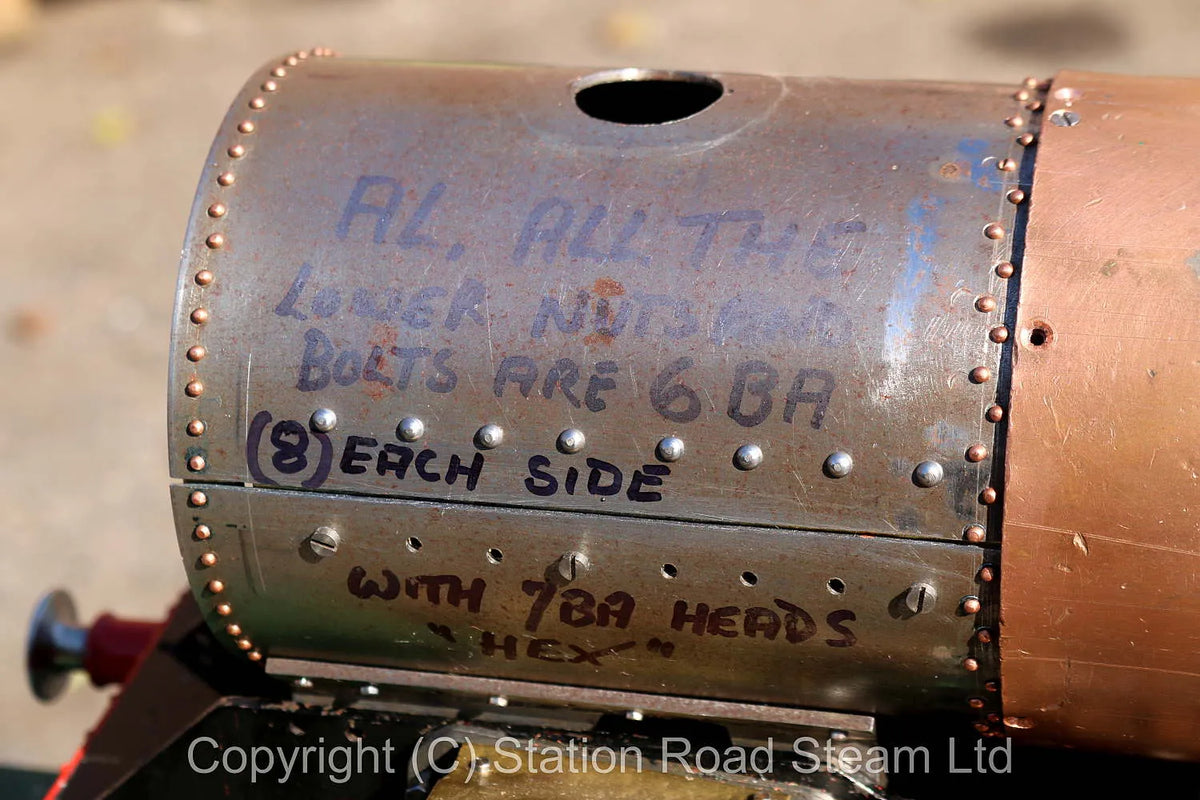 Part-built 3 1/2 inch gauge BR 9F 2-10-0