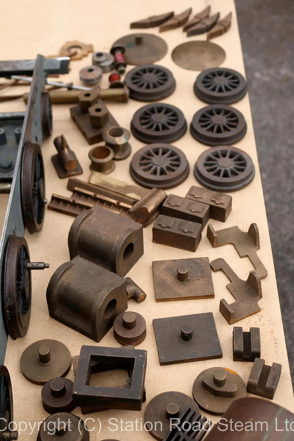 3 1/2 inch gauge "Princess Marina" castings