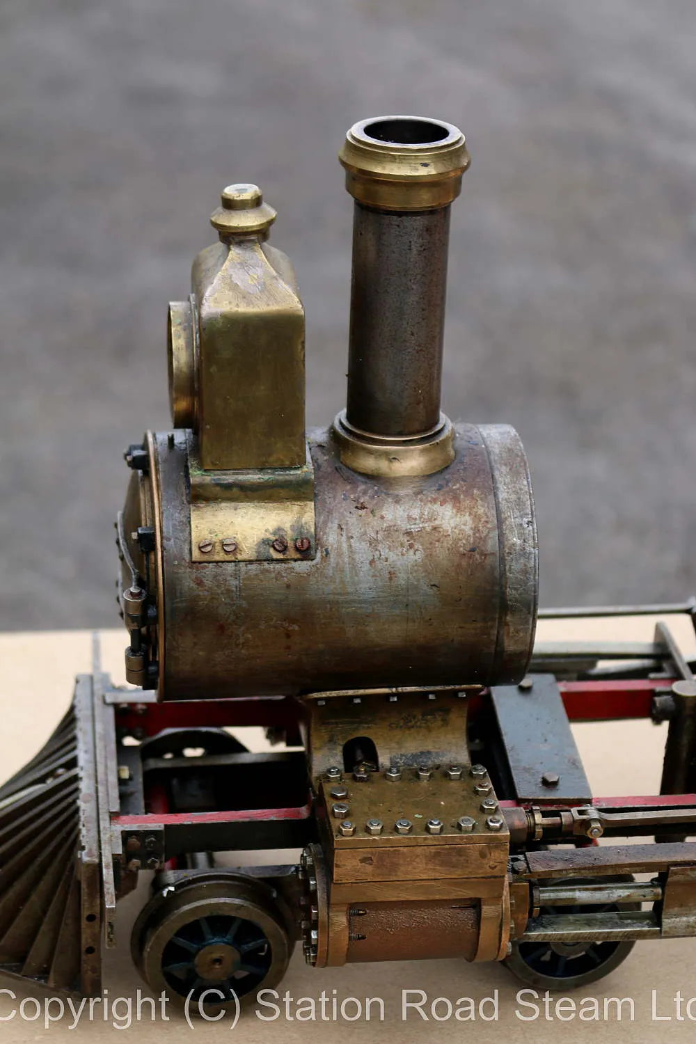 3 1/2 inch gauge "Virginia" 4-4-0 with new Western Steam boiler