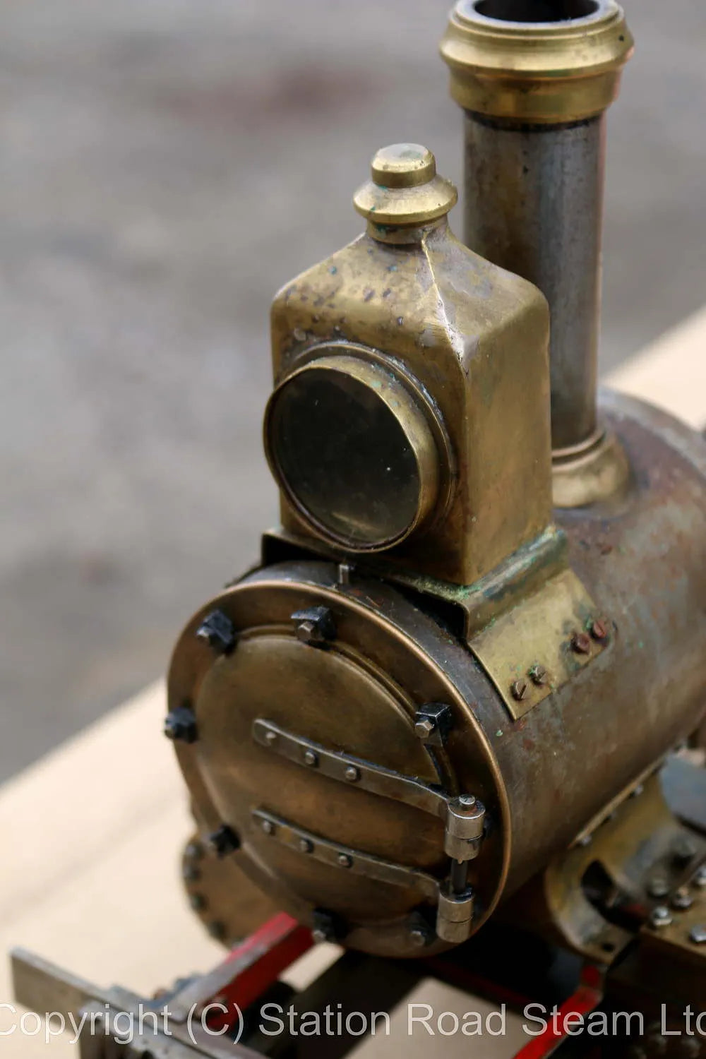 3 1/2 inch gauge "Virginia" 4-4-0 with new Western Steam boiler