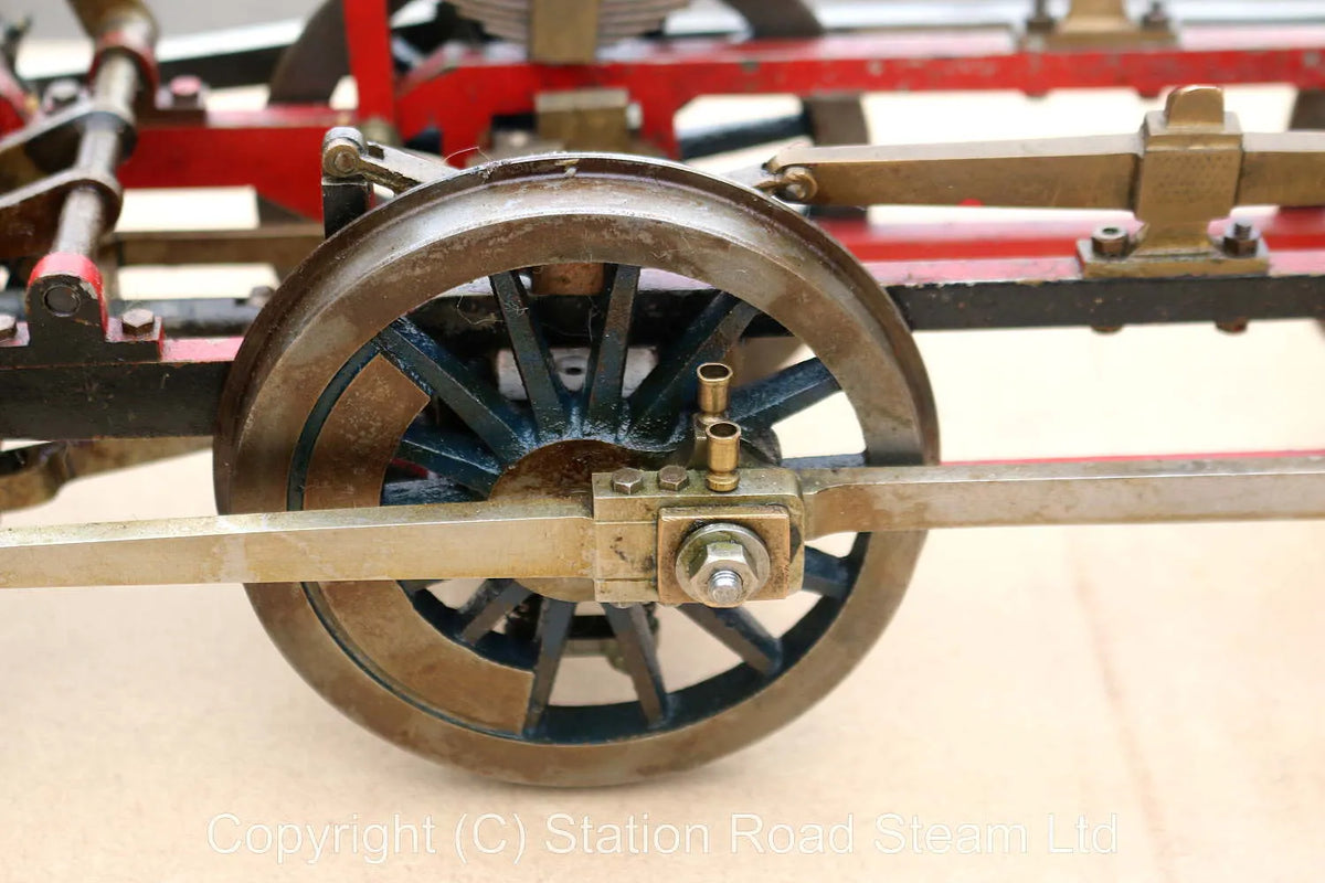 3 1/2 inch gauge "Virginia" 4-4-0 with new Western Steam boiler