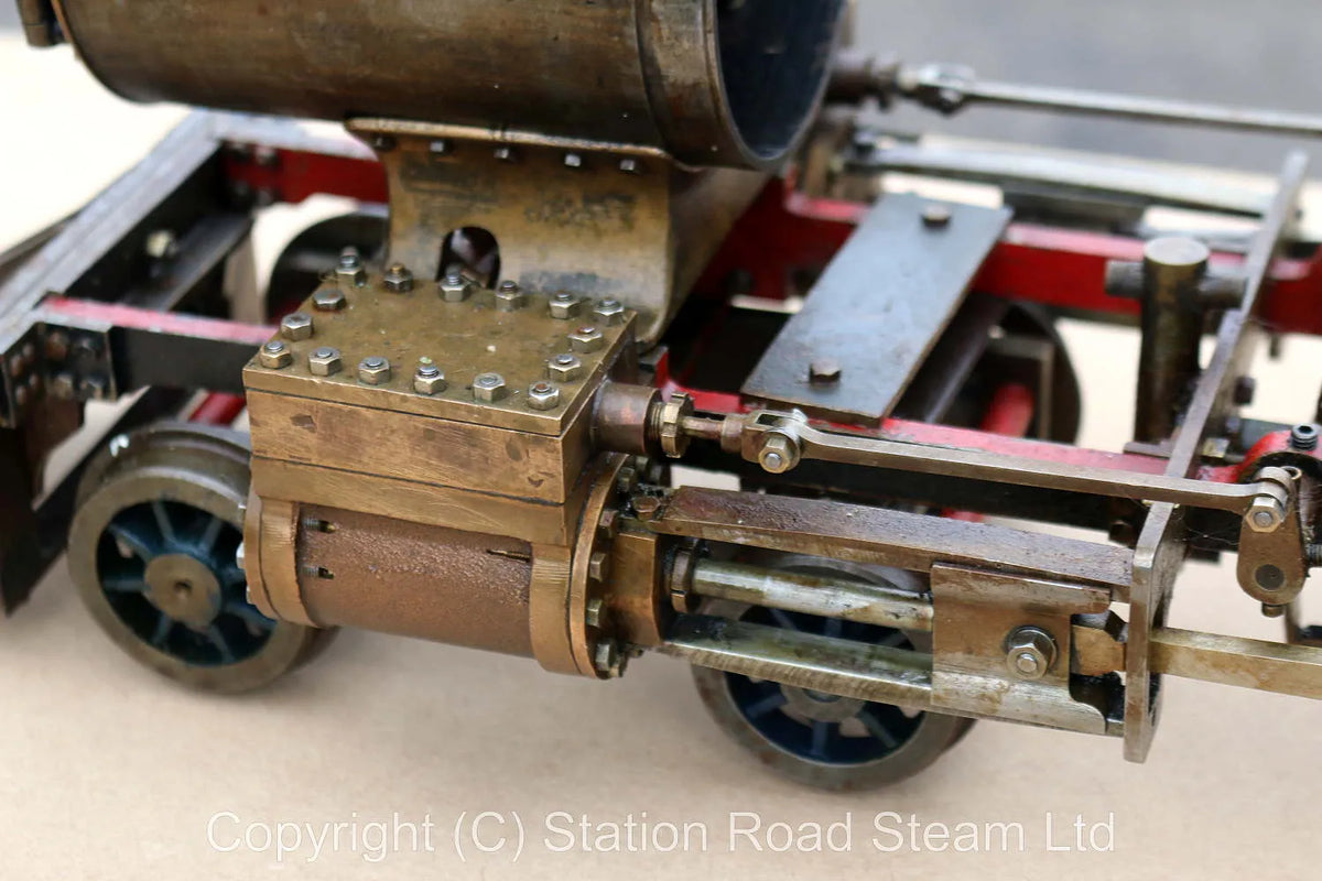 3 1/2 inch gauge "Virginia" 4-4-0 with new Western Steam boiler