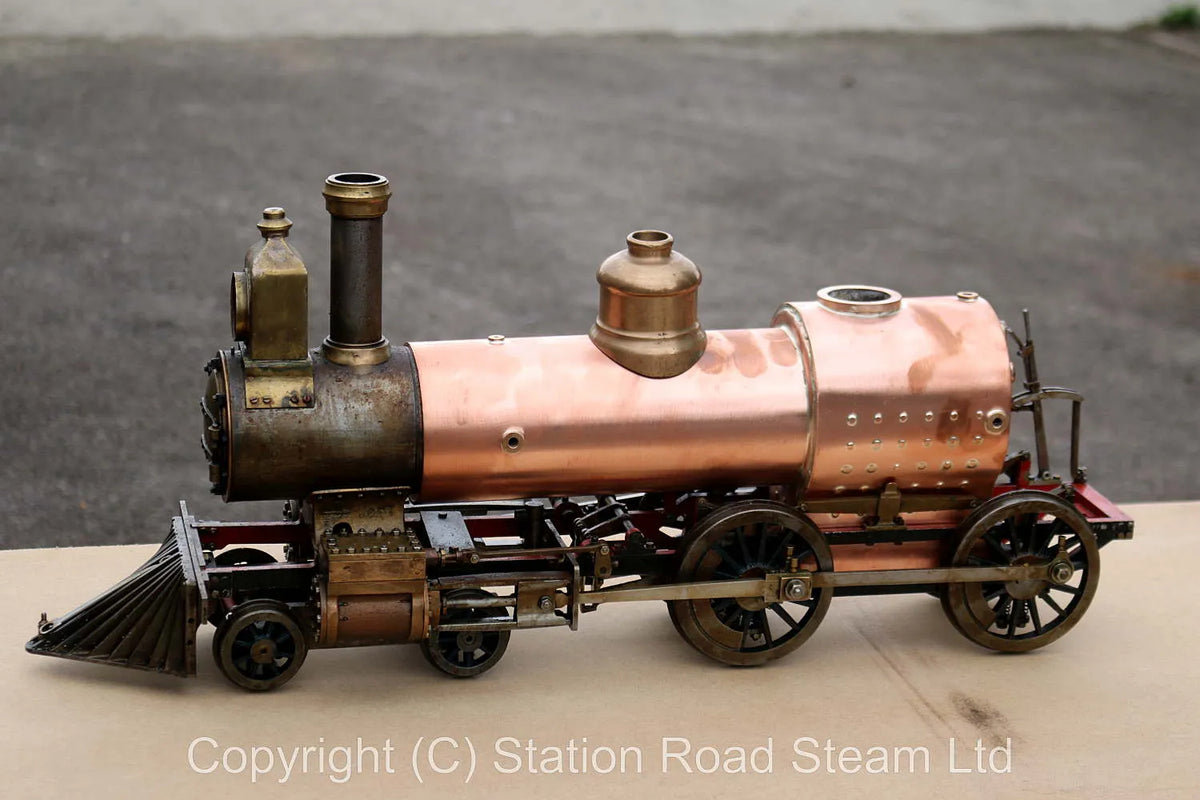 3 1/2 inch gauge "Virginia" 4-4-0 with new Western Steam boiler