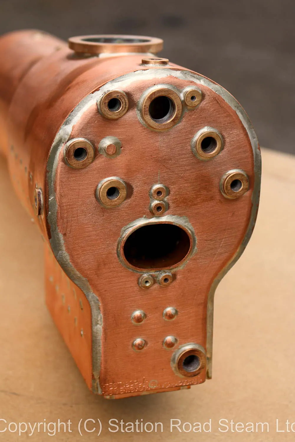 3 1/2 inch gauge "Virginia" 4-4-0 with new Western Steam boiler