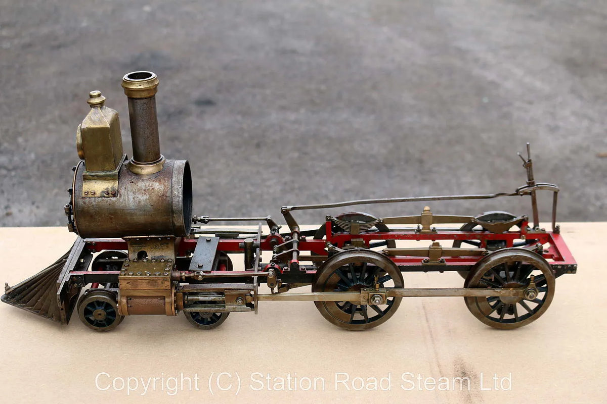 3 1/2 inch gauge "Virginia" 4-4-0 with new Western Steam boiler
